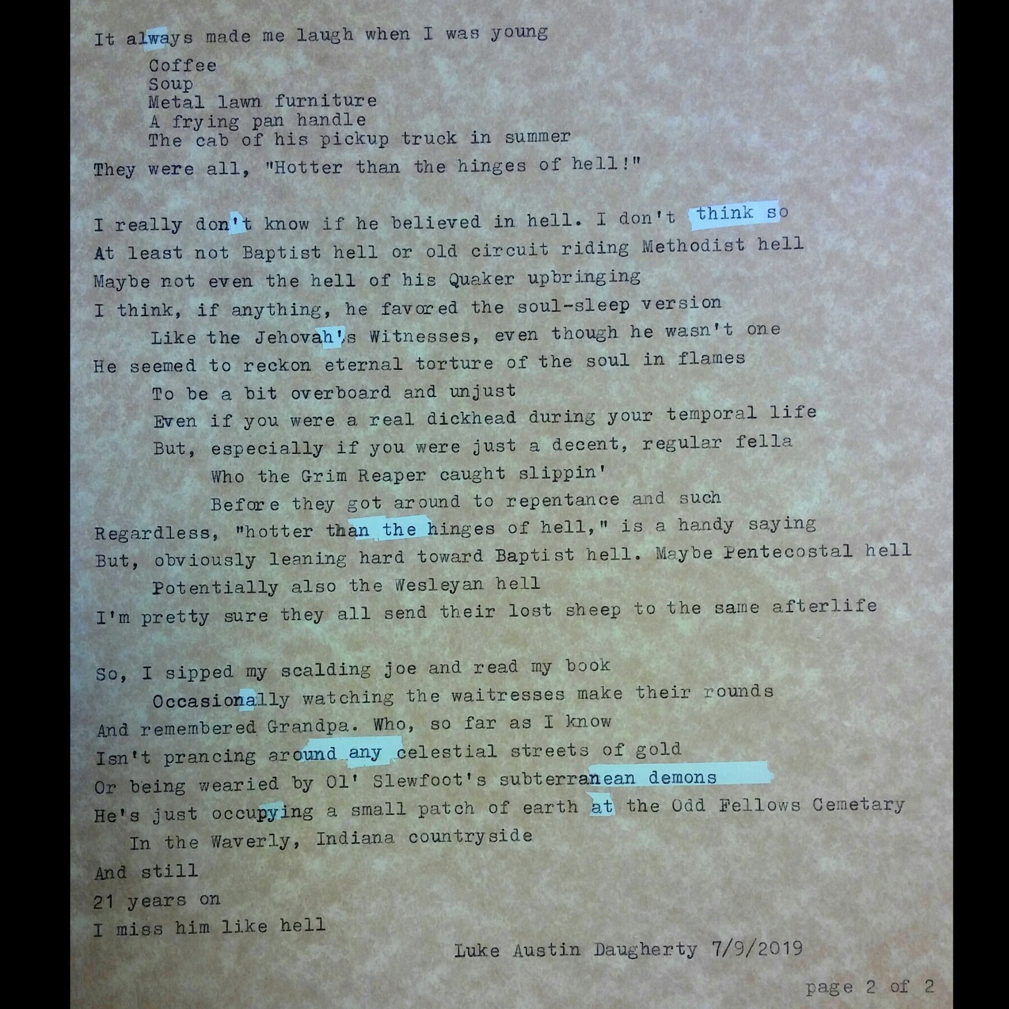 Hotter Than the Hinges of Hell, page 2 of 2